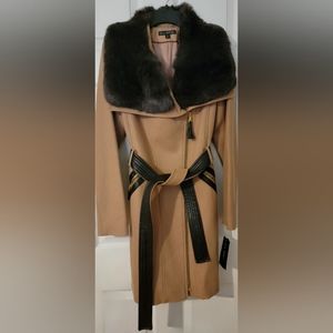 NWT VIA SPIGA Camel coat